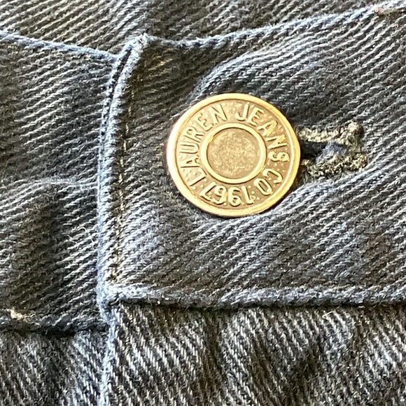 Lauren Jeans Co. Ralph Lauren Women’s Sz 12 Straight Leg Dark Indigo Wash Denim - Picture 10 of 13